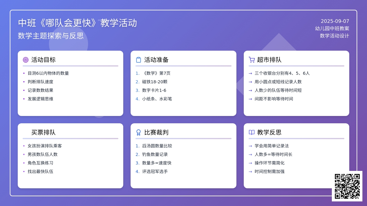 幼儿园中班教案《哪队会更快》含反思