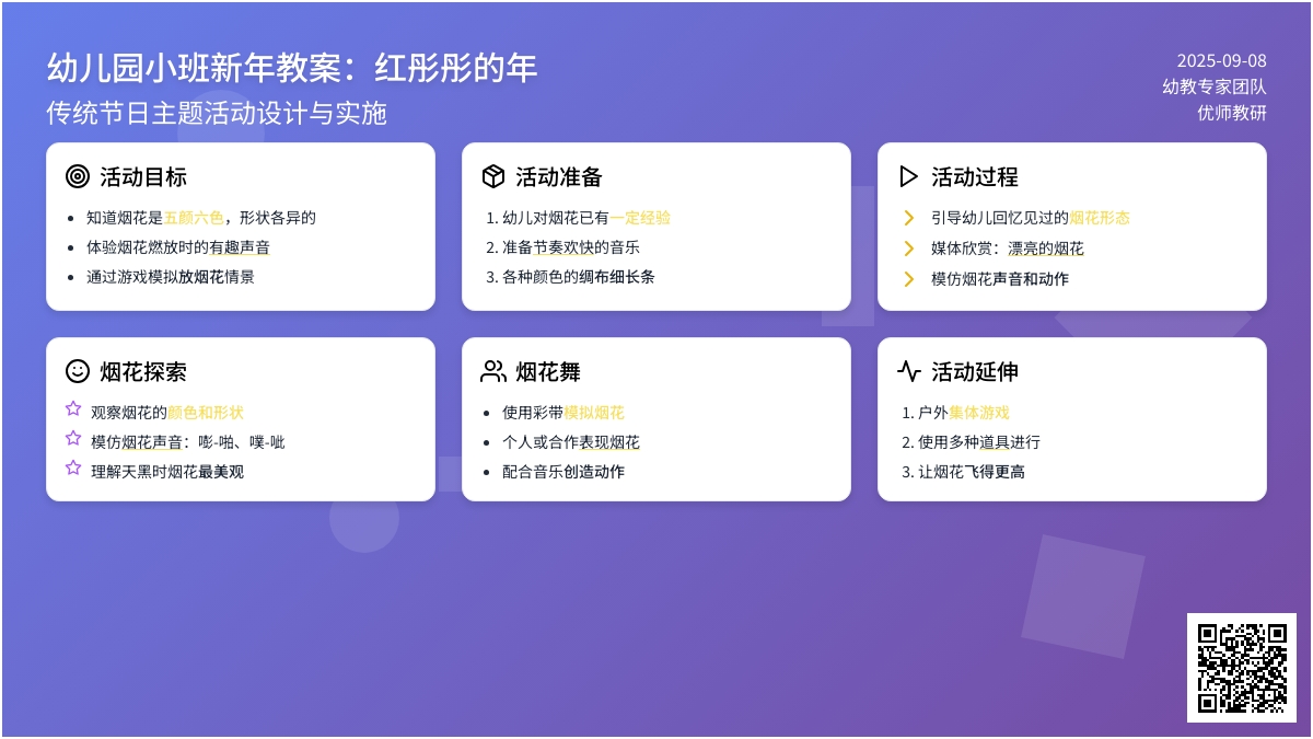 幼儿园小班新年活动：红彤彤的年
