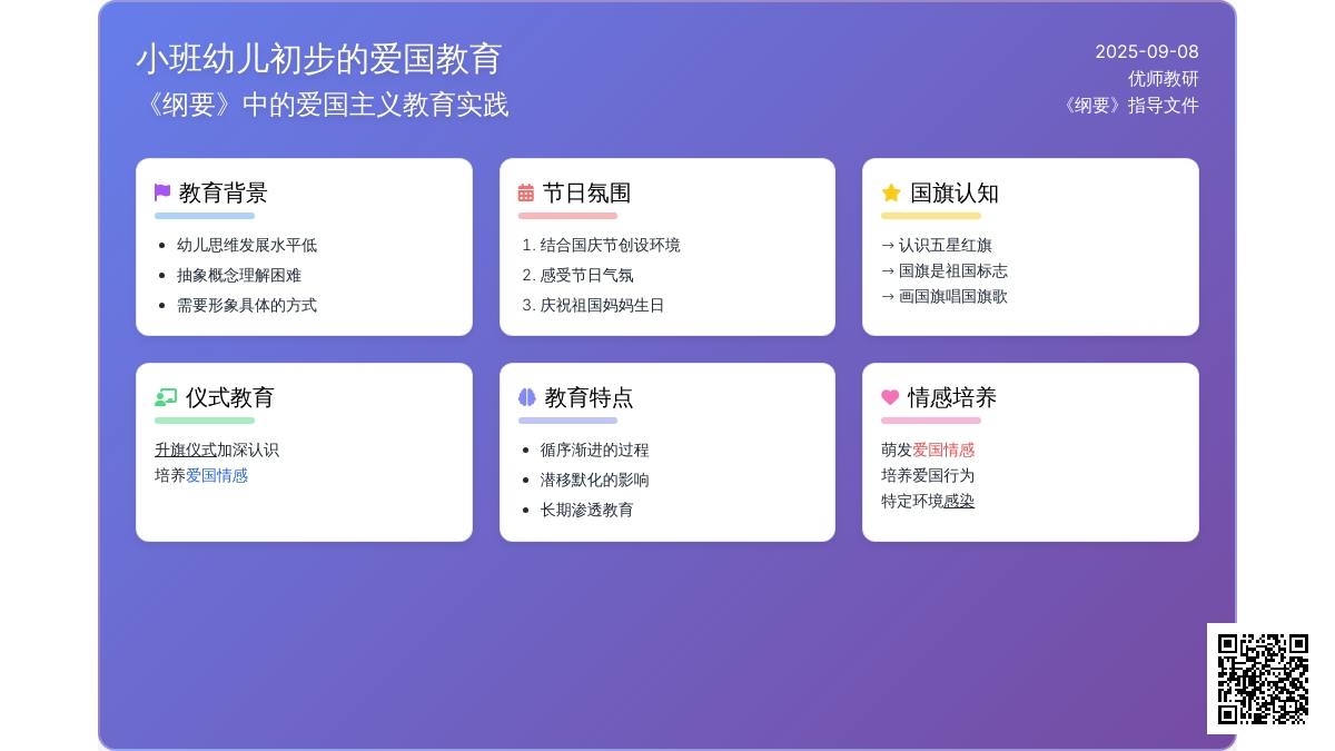 小班幼儿初步的爱国教育