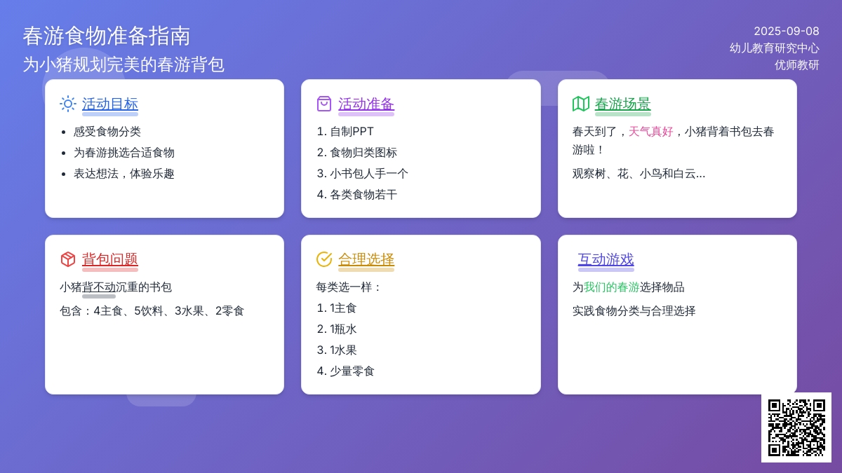 幼儿园区骨干公开课教案：去春游