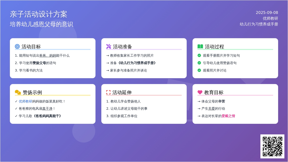 幼儿园小班社会活动：爸爸妈妈真能干