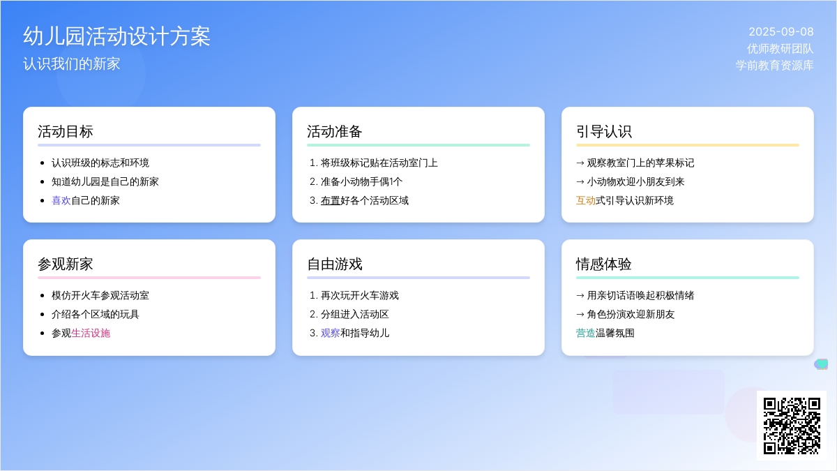 幼儿园小班社会教案：我的家