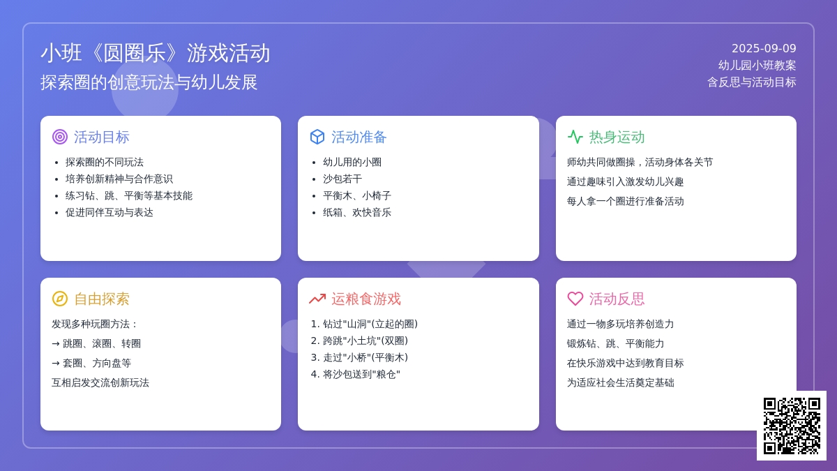 幼儿园小班教案《圆圈乐》含反思