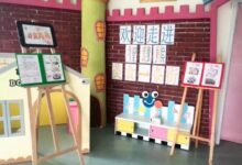 “美食一条街”各种吊牌展示-幼师课件网