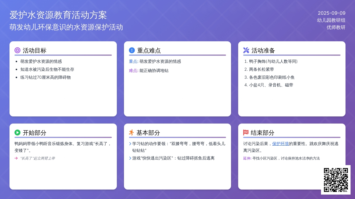 幼儿园小班健康教案：爱护水源,保护环境