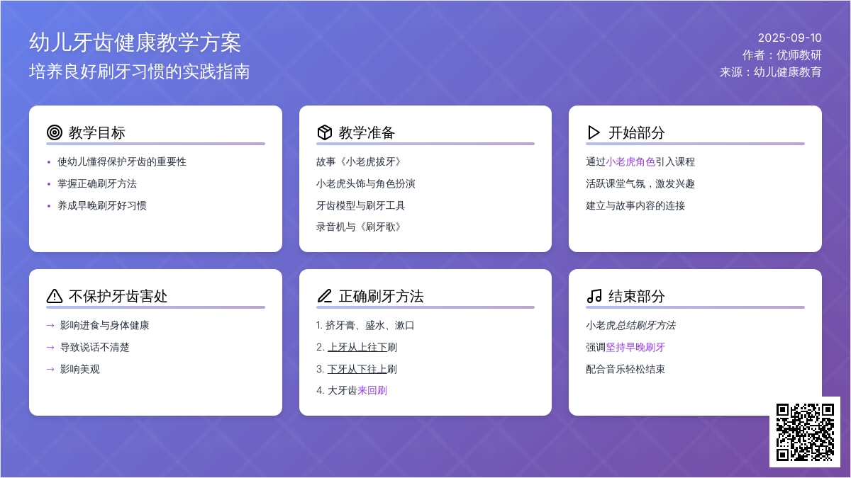 幼儿园小班健康活动：小老虎学习刷牙