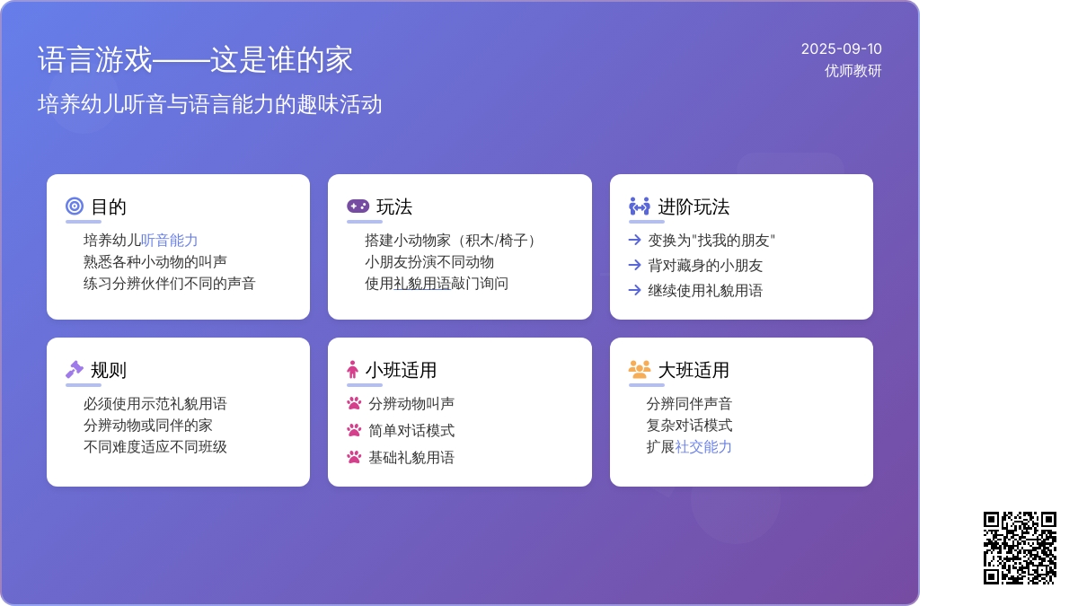 语言游戏――这是谁的家