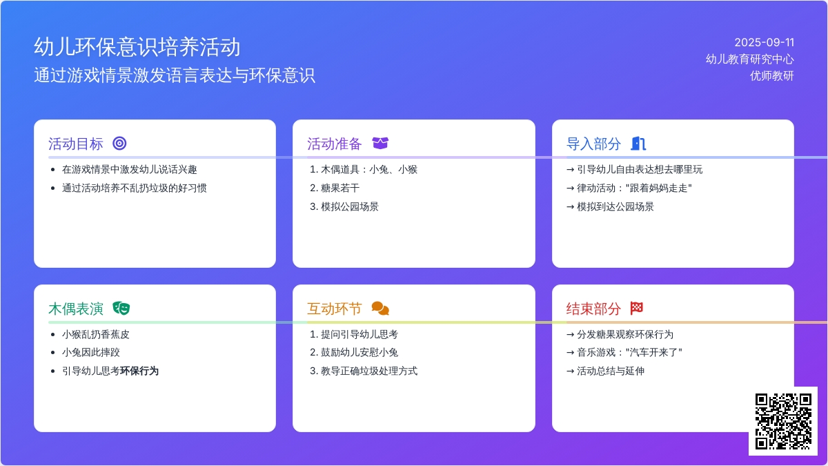 幼儿园小班语言活动：不乱扔垃圾