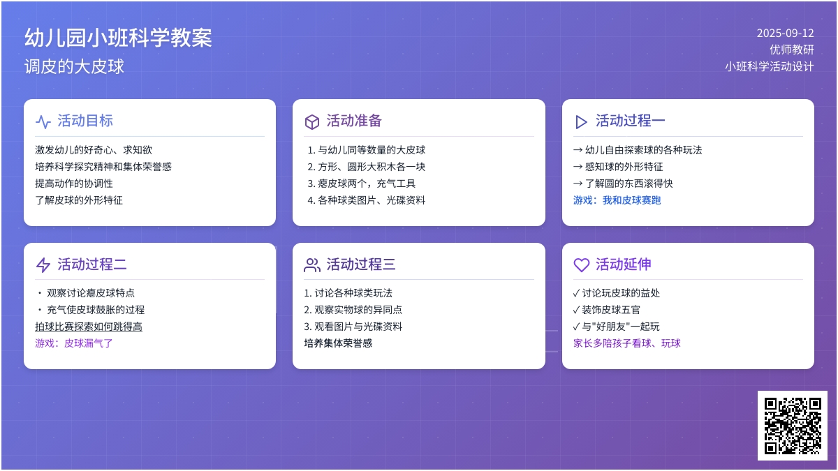 幼儿园小班科学活动设计――调皮的大皮球
