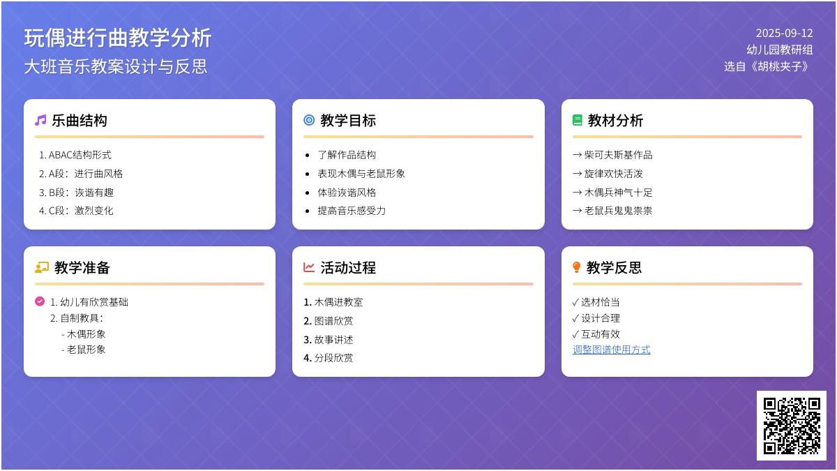 大班音乐教案《玩偶进行曲》含反思 大班音乐教案《玩偶进行曲》含反思