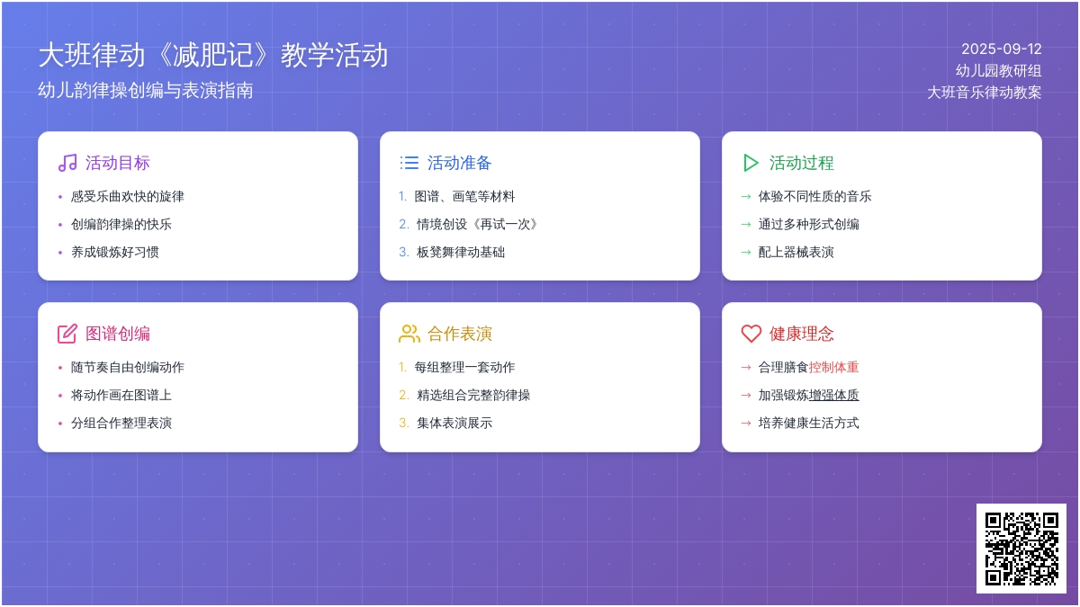 大班音乐律动教案《减肥记》