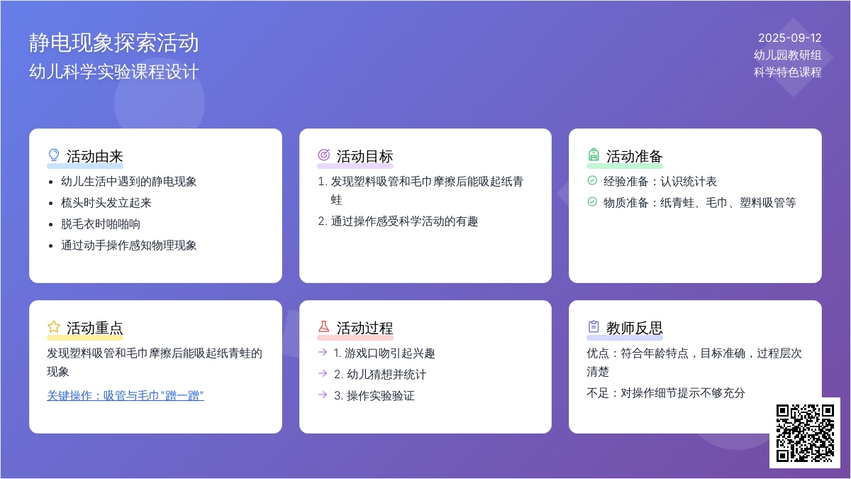 幼儿园小班科学活动：小青蛙跳荷叶