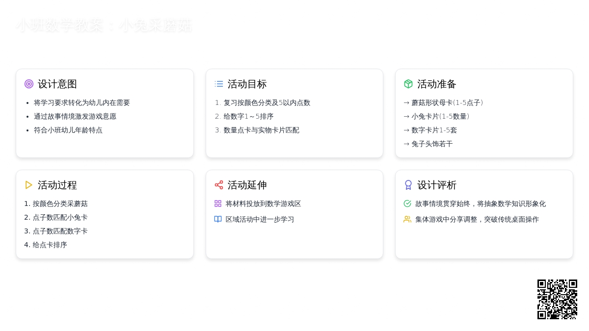 幼儿园优质课教案：小兔采蘑菇（优质课）