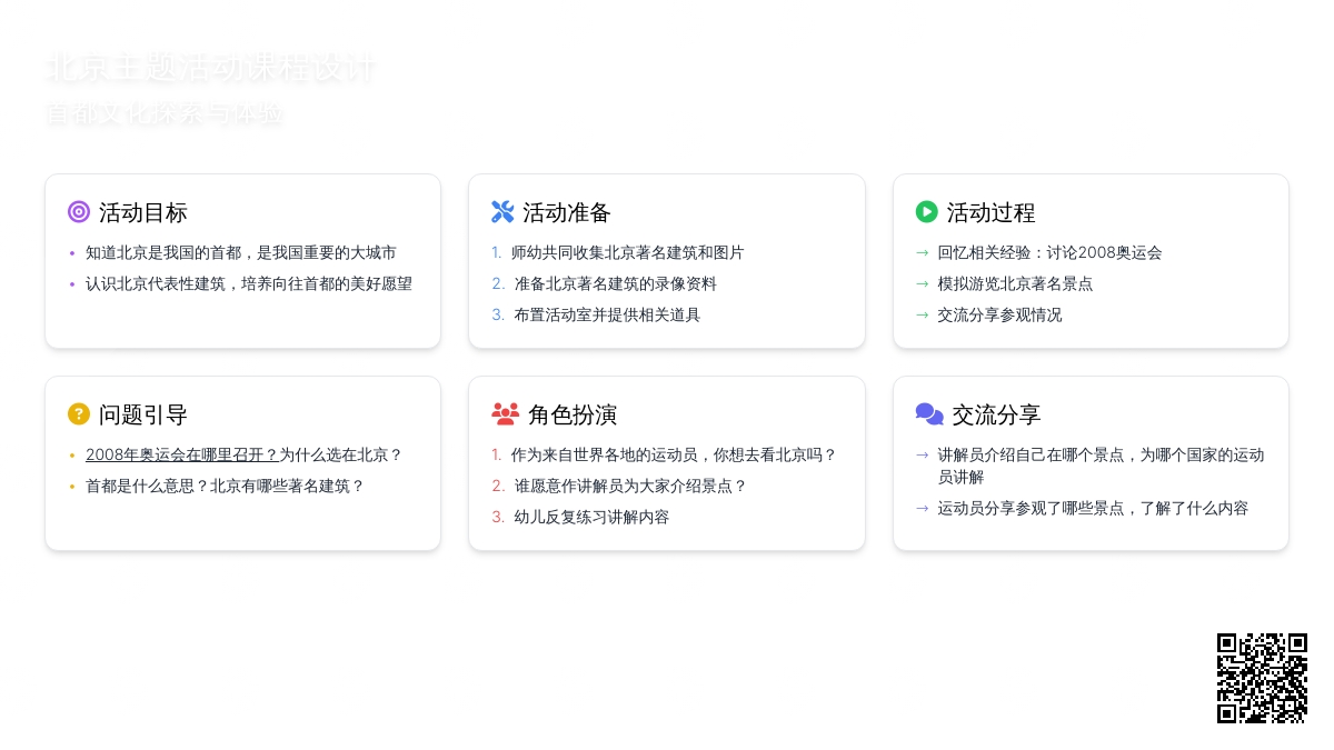社会活动设计――相聚在北京