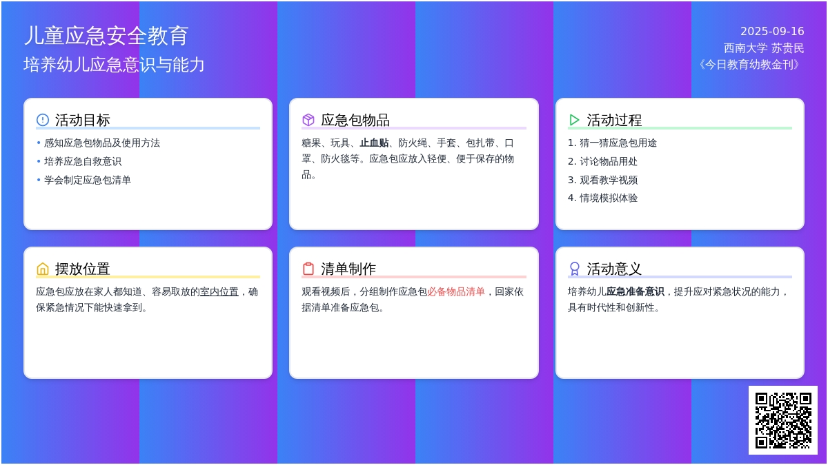幼儿园大班幼儿社区活动：大家准备好