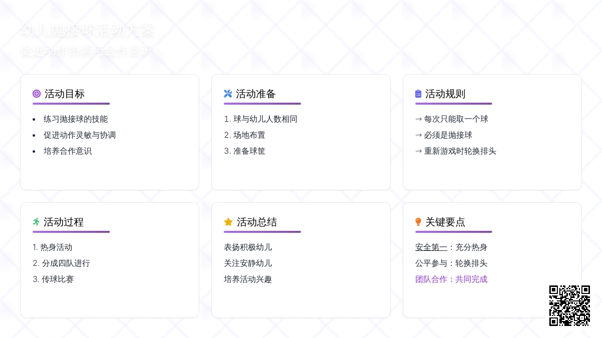 幼儿园大班健康教案：传球竞赛