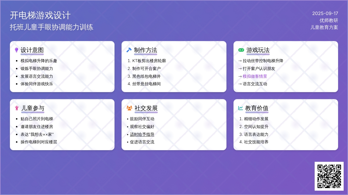 幼儿园托班教案：开电梯