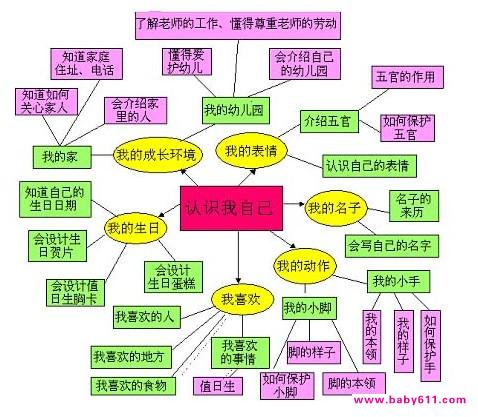 幼儿园中班主题活动教案――认识自己-幼师课件网第1张图片