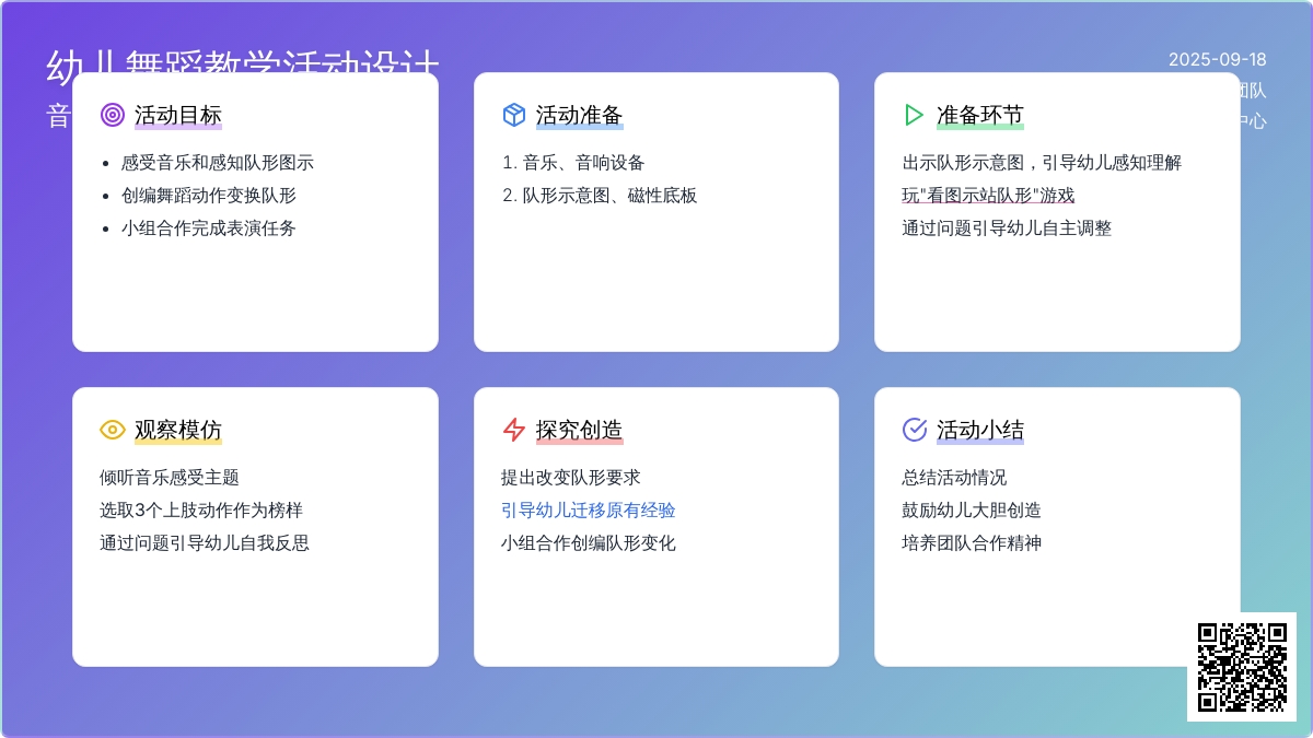 幼儿园大班创造性集体舞：森林晚会