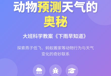 大班科学教案《下雨早知道》含反思-幼师课件网