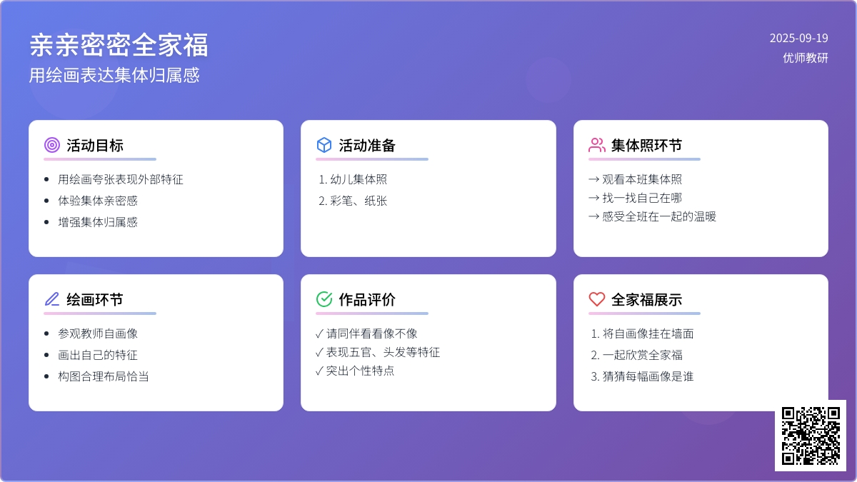 艺术活动――亲亲密密全家福(荣娟娟)