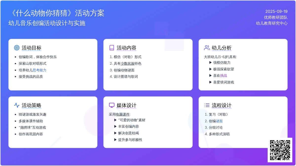 大班艺术领域活动――什么动物你猜猜(杨海慧)