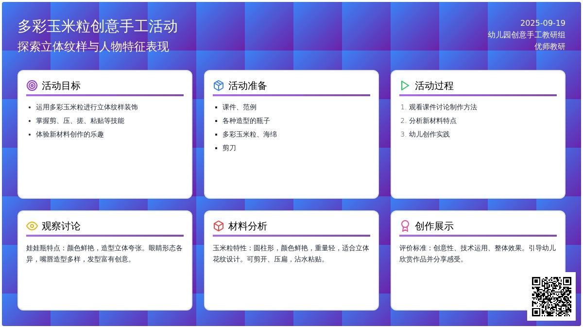幼儿园大班艺术领域：手工活动——可爱娃娃瓶