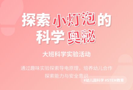 幼儿园大班科学领域教案《探索小灯泡》含反思-幼师课件网
