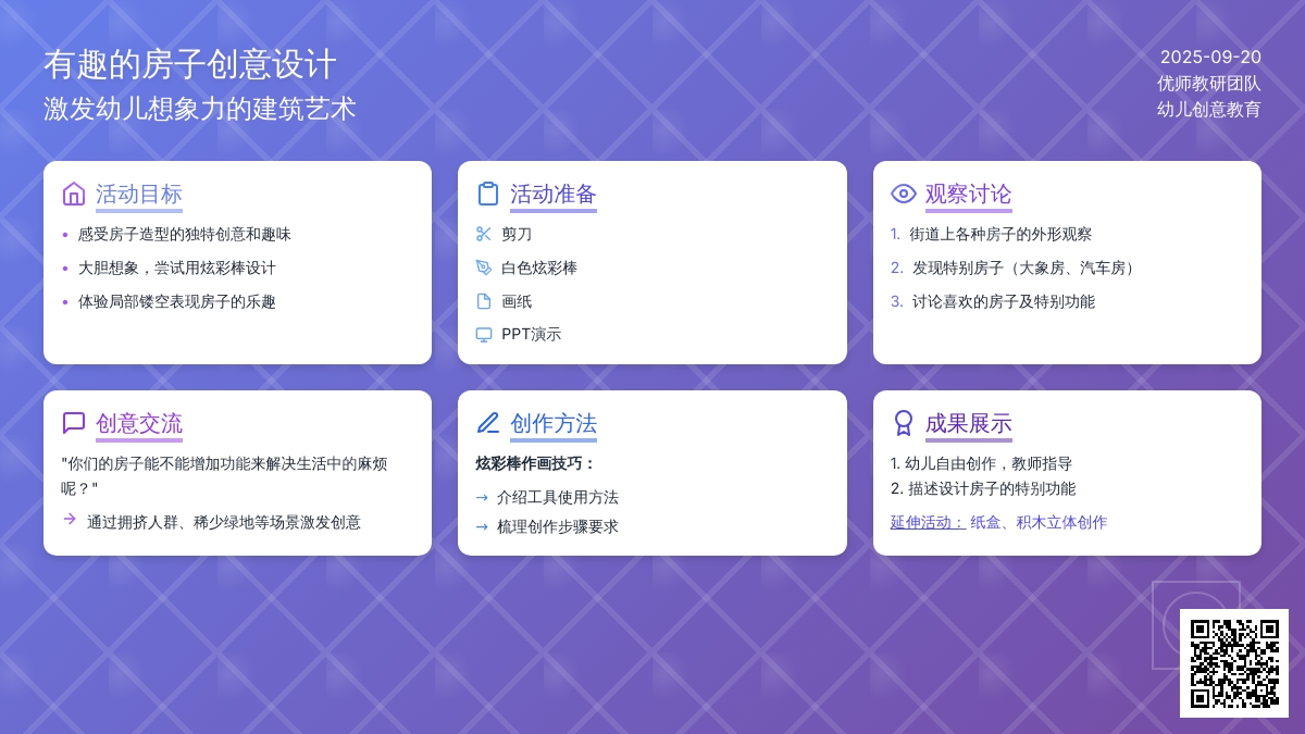 幼儿园大班美术教案：奇特的房子