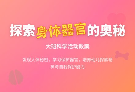 幼儿园大班教案《身体器官》含反思-幼师课件网