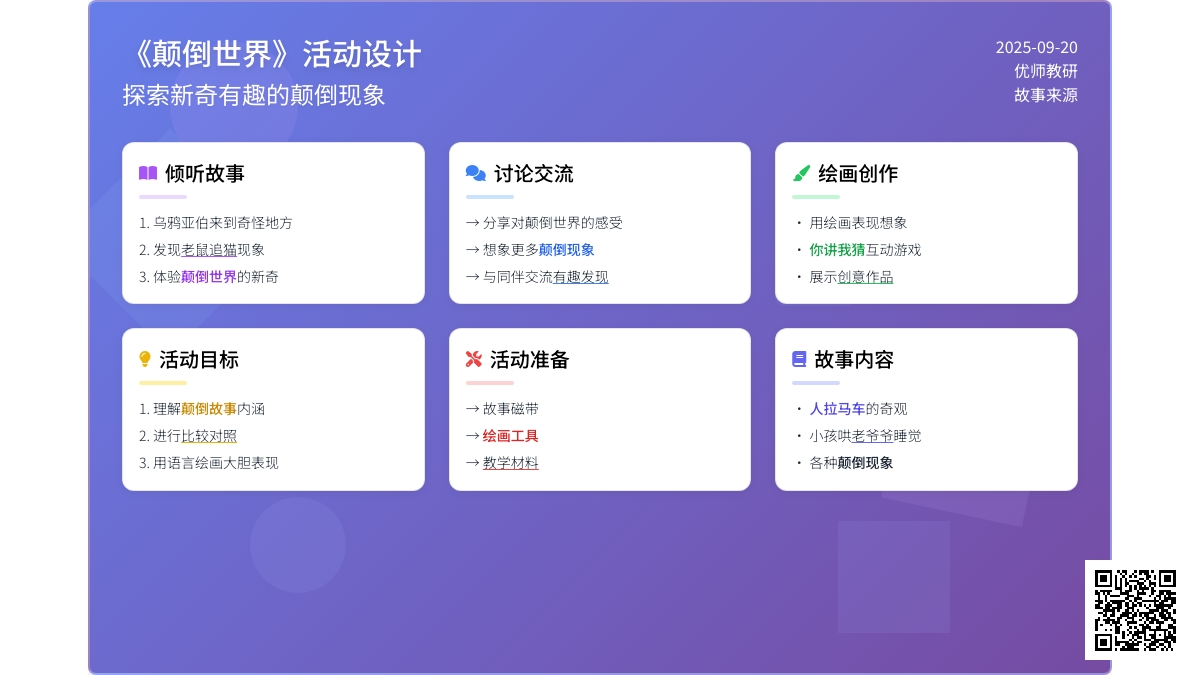 大班语言活动――颠倒世界(彭爱云)