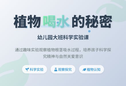 幼儿园大班教案《植物是怎样喝水的》含反思-幼师课件网