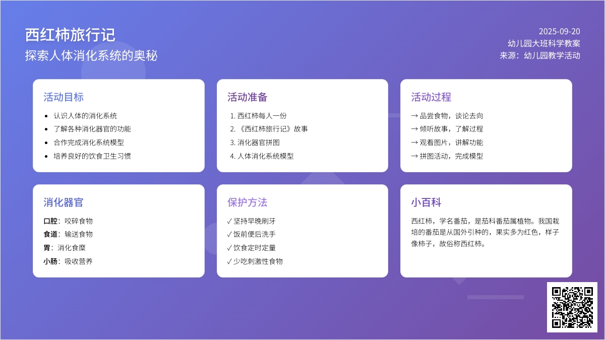 幼儿园大班教案《西红柿旅行记》