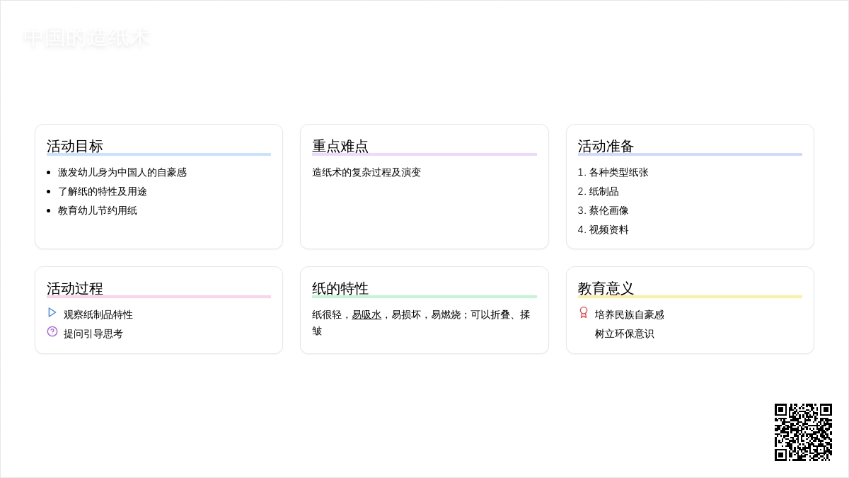 幼儿园大班科学教案《中国的造纸术》含反思