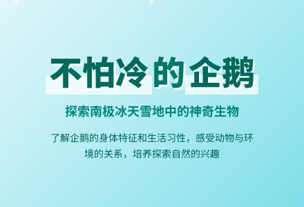 幼儿园中班教案《不怕冷的企鹅》-幼师课件网