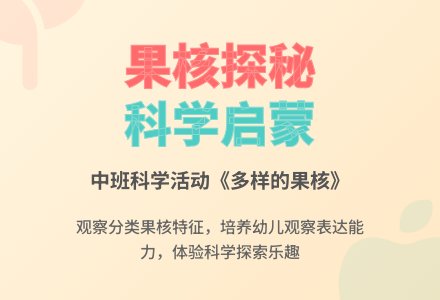 幼儿园中班教案《多样的果核》-幼师课件网