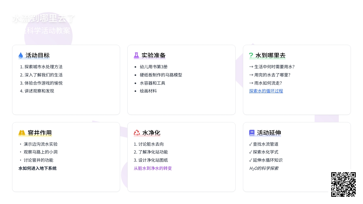 幼儿园中班下学期科学教案《水流到哪里去了》