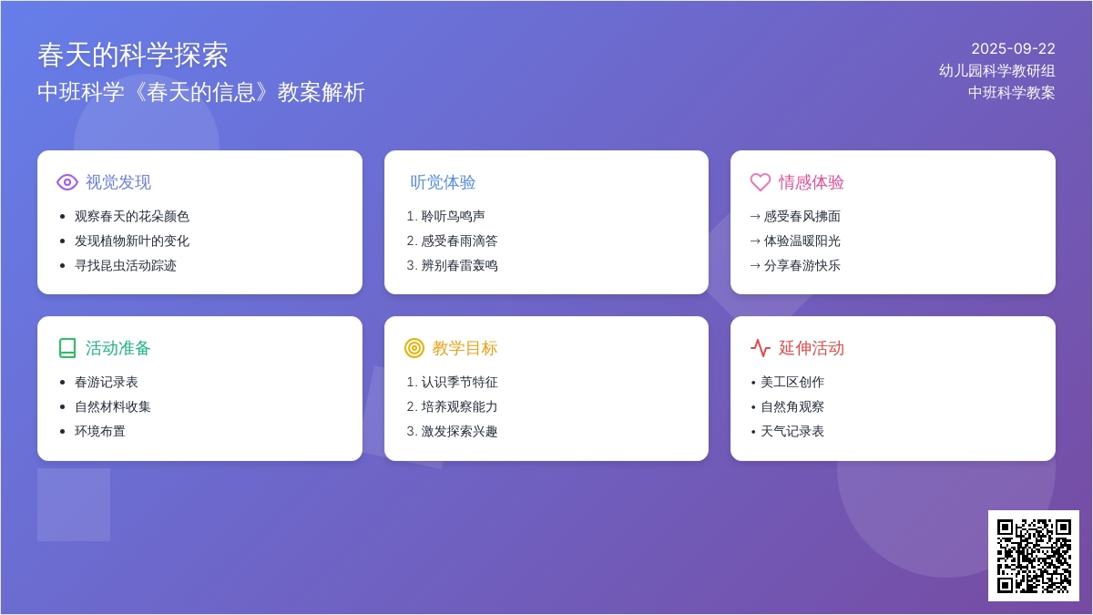 中班科学教案《春天的信息》含反思