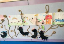 走廊环创 | 幼儿作品征战走廊记-幼师课件网