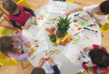 美术室万能作品画框布置-幼师课件网