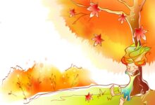 中班诗歌欣赏创编活动——秋天的颜色-幼师课件网