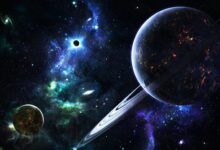 大班艺术活动 | 绘画《神密的太空》-幼师课件网