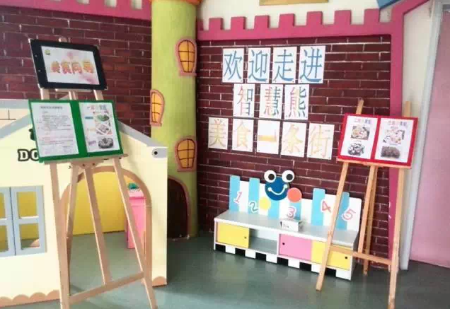 “美食一条街”各种吊牌展示-幼师课件网第1张图片