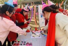 “温情时刻 你我相聚”――记横街镇绿茵幼儿园教职员工集体生日会-幼师课件网