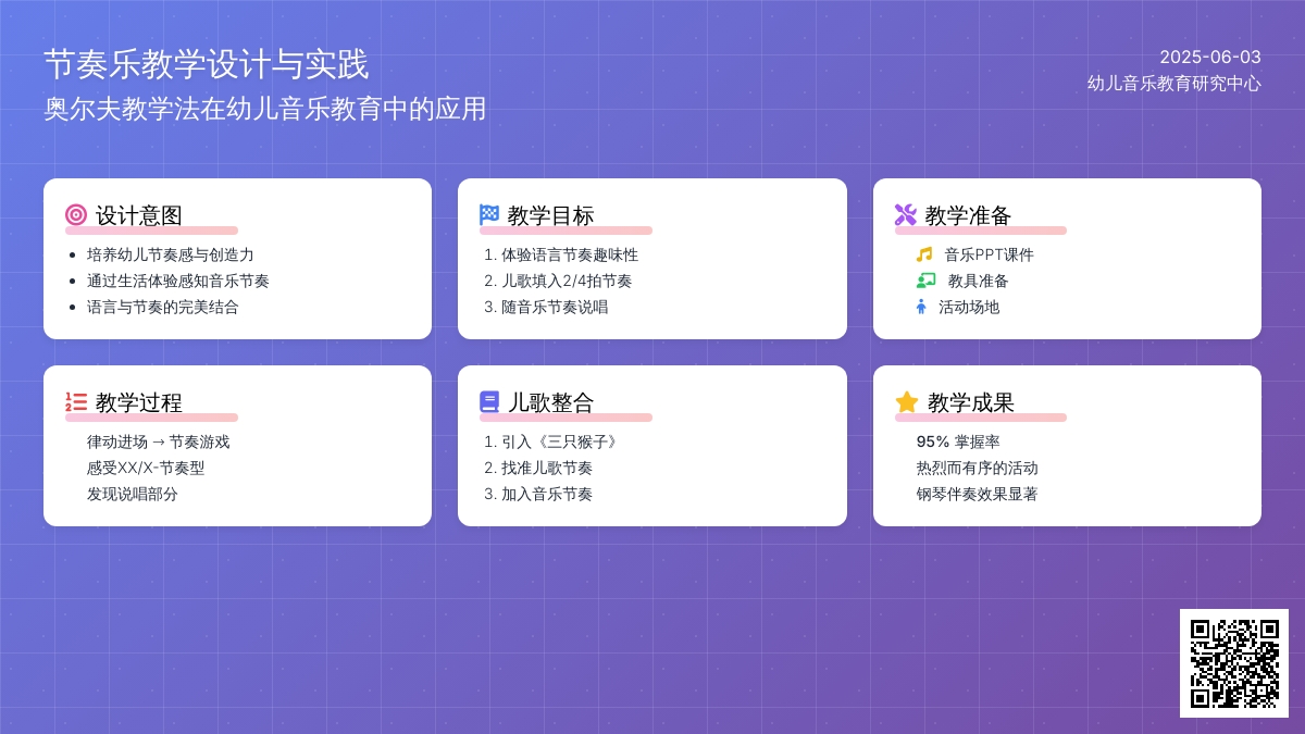 中班音乐节奏活动我们一起来Rock教案反思