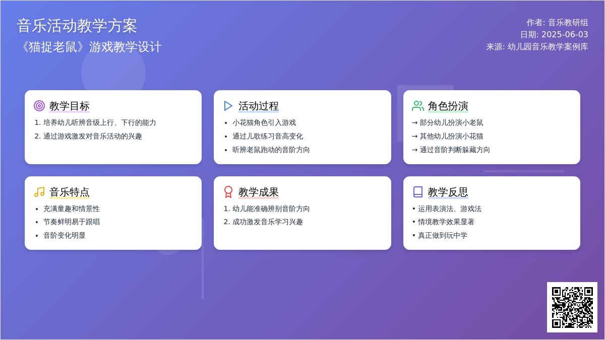 中班音乐猫捉老鼠教案反思