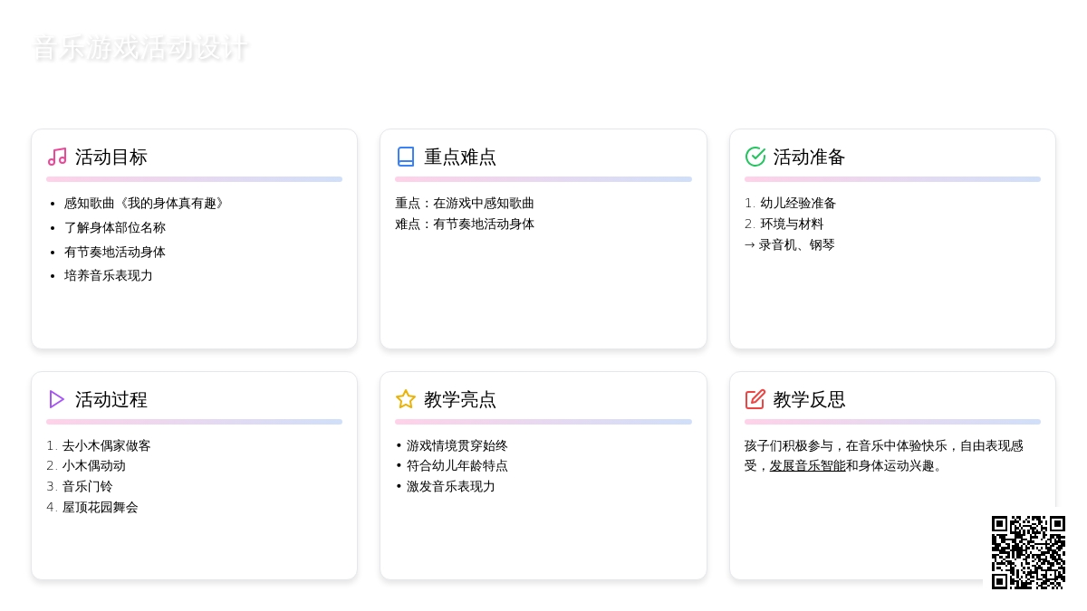 中班音乐会动的身体教案反思