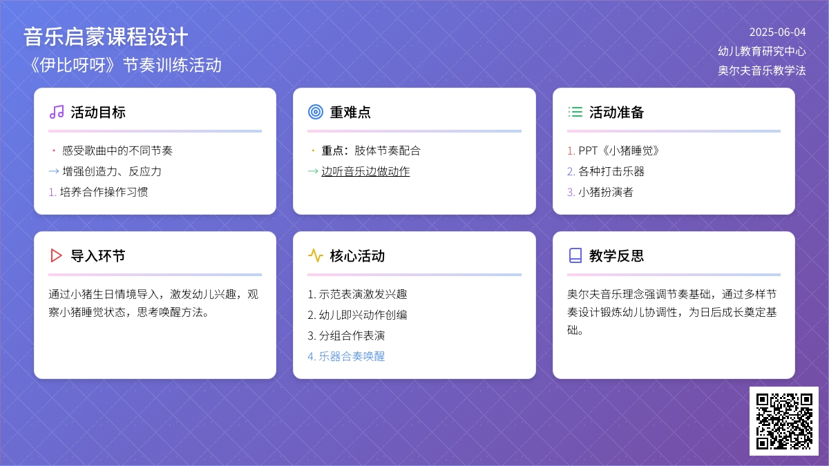 中班音乐活动伊比呀呀教案反思