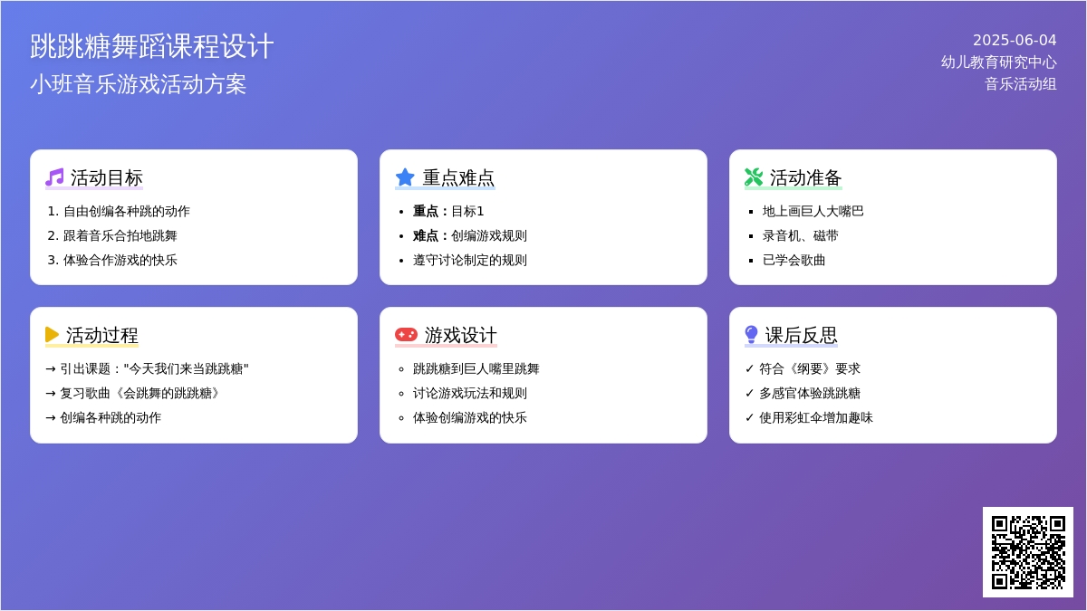 中班音乐公开课会跳舞的跳跳糖教案反思