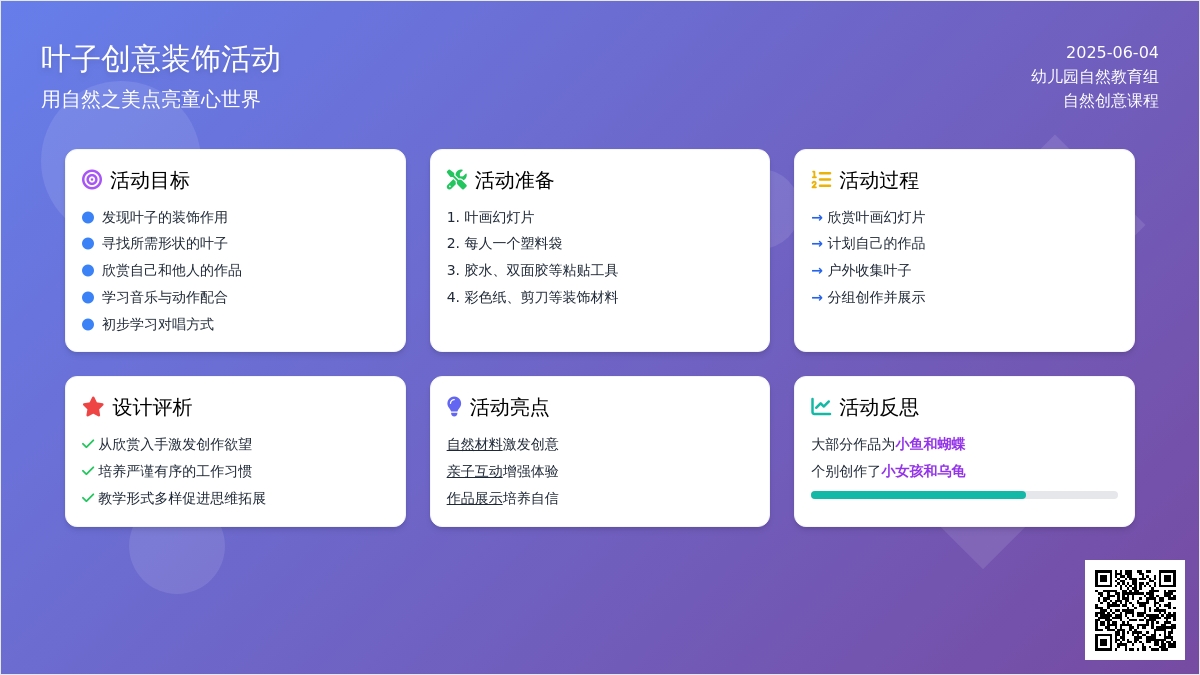 中班音乐有趣的叶画教案反思